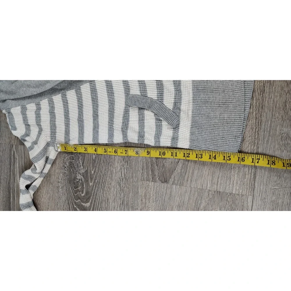 American Eagle Outfitters Stripe‎ Sweater S Button Shawl Collar Cardigan Bella